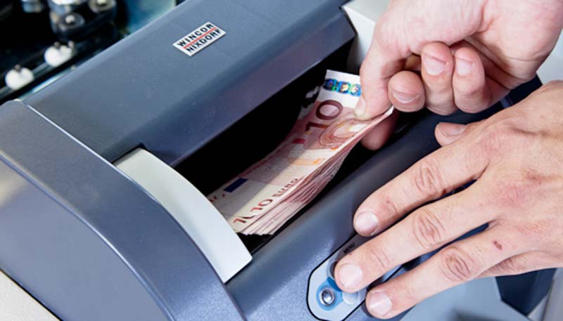 Wincor cash counting machine